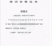 ISO 9001 certificate of internal auditor 